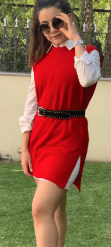 Chaleco largo con abertura parte baja 2