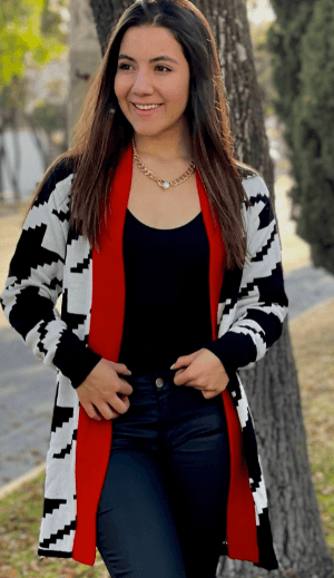 Ensamble pata de gallo con cinta 2