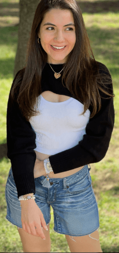 Sueter super corto liso 9