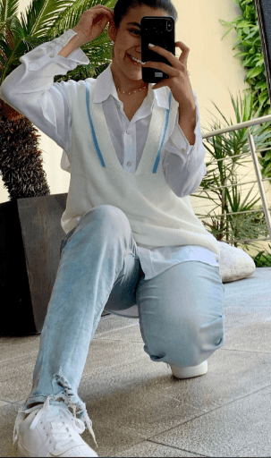 Chaleco largo cuello V/V 3