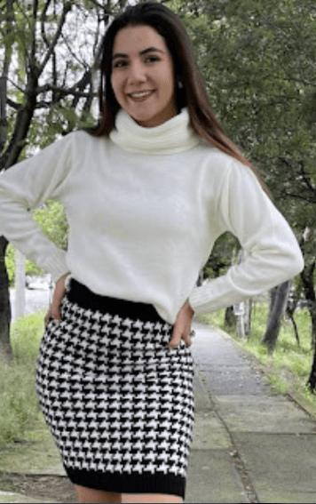 Sueter liso cuello alto 2