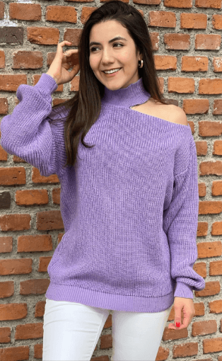 Sueter liso hombro descubierto 2