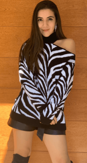 Sueter zebra hombro descubierto - Imagen 1