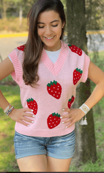 Chaleco fresas - Imagen 1