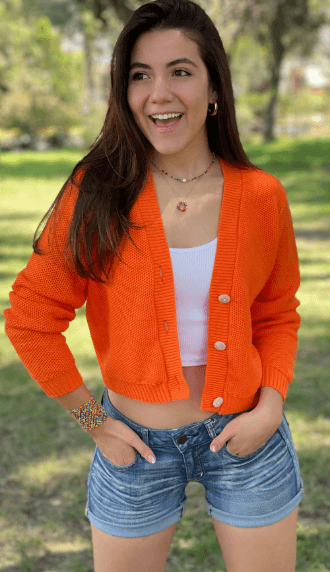 Sueter corto panal con botones 2