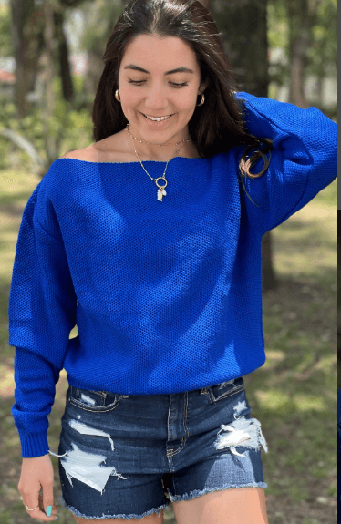 Sueter cuello ojal panal 3