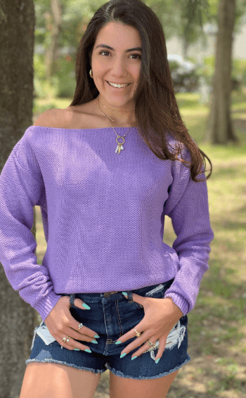 Sueter cuello ojal panal 7