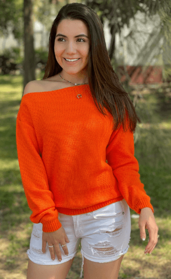 Sueter cuello ojal panal 8