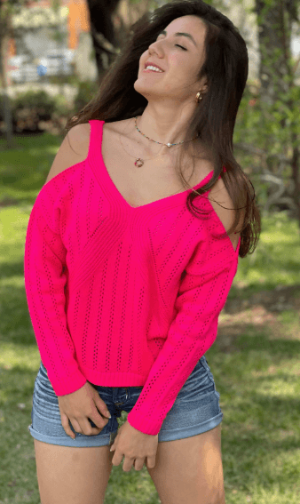 Sueter V cruzado manga larga 7