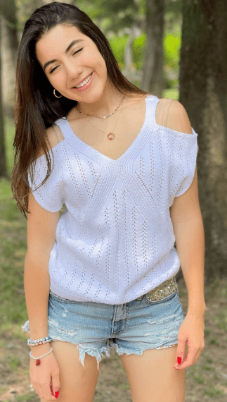 Sueter V cruzado manga corta 4