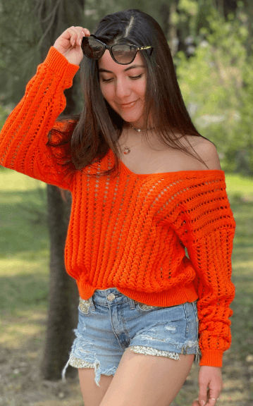 Sueter cuello V hoyos 3