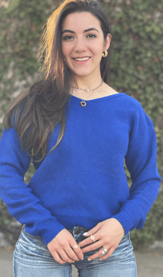 Sueter cuello V panal 3