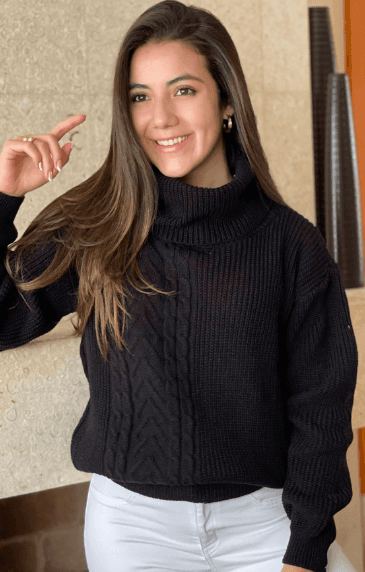 Sueter trenza cuello alto 4