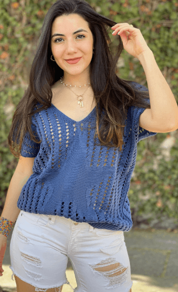 Chaleco estrella calada 2