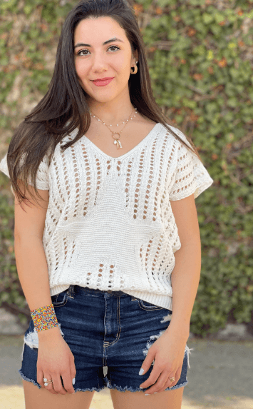 Chaleco estrella calada 3