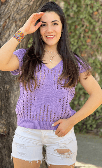 Chaleco estrella calada 4