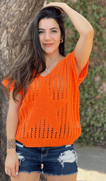 Chaleco estrella calada 5