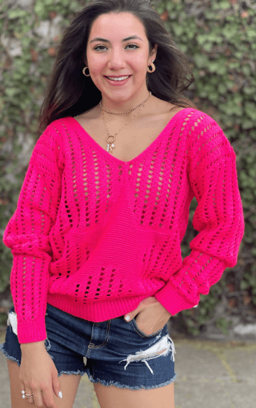 Sueter cuello V hoyos y estrella 5