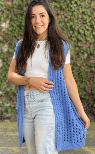 Ensamble -chaleco crochet