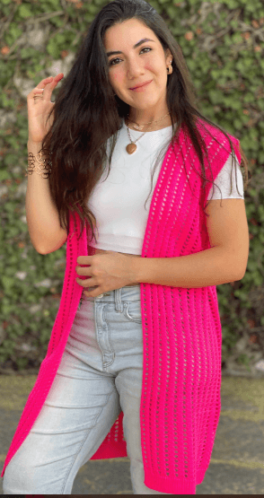 Ensamble -chaleco crochet 4