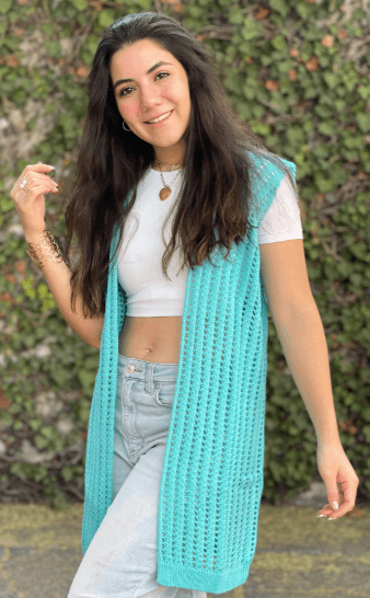 Ensamble -chaleco crochet 5