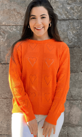 Sueter corazones hoyos 5