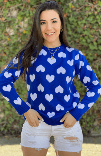 Sueter corazones invertidos - Imagen 1