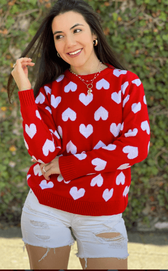 Sueter corazones invertidos 3