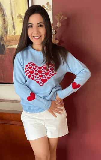 Sueter corazones en corazones 2