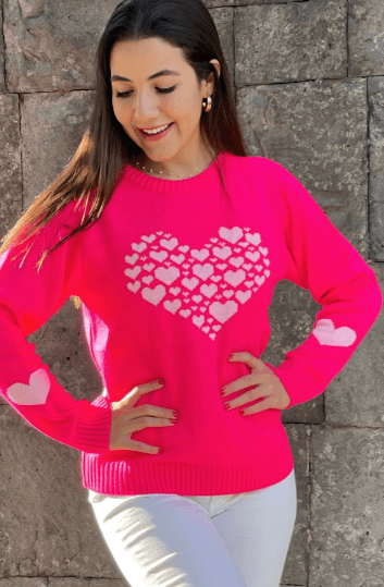 Sueter corazones en corazones 7