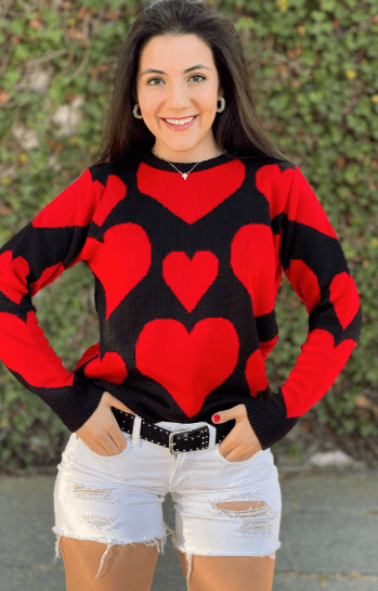 Sueter corazones mezclados 2