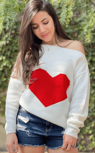 Sueter corazon en pecho ojal 2