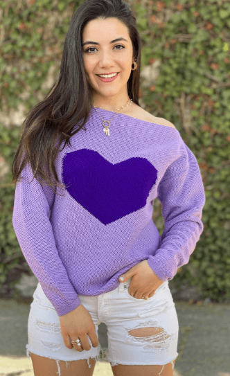 Sueter corazon en pecho ojal 3