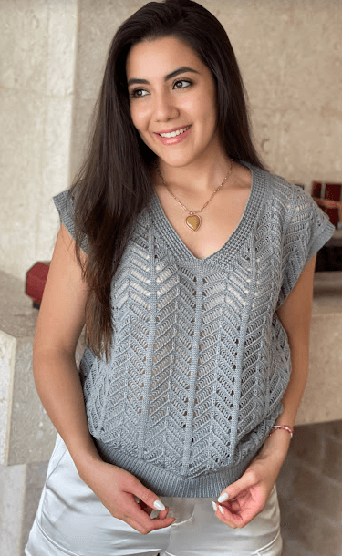 Chaleco espigas  v 3