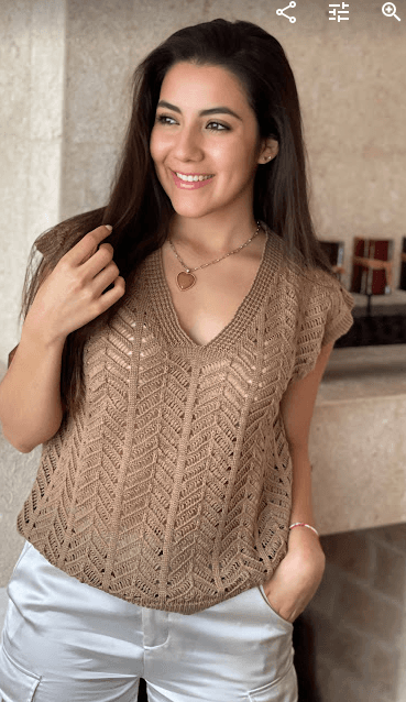 Chaleco espigas  v 5