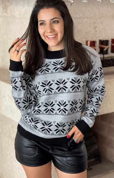 Sueter noche buenas cuello alto 4