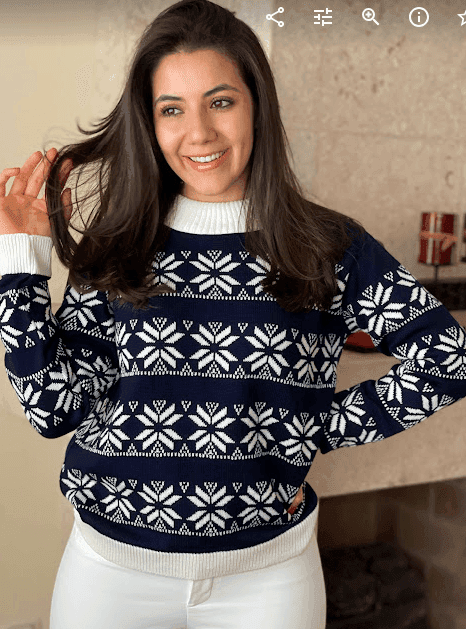 Sueter noche buenas cuello alto 5