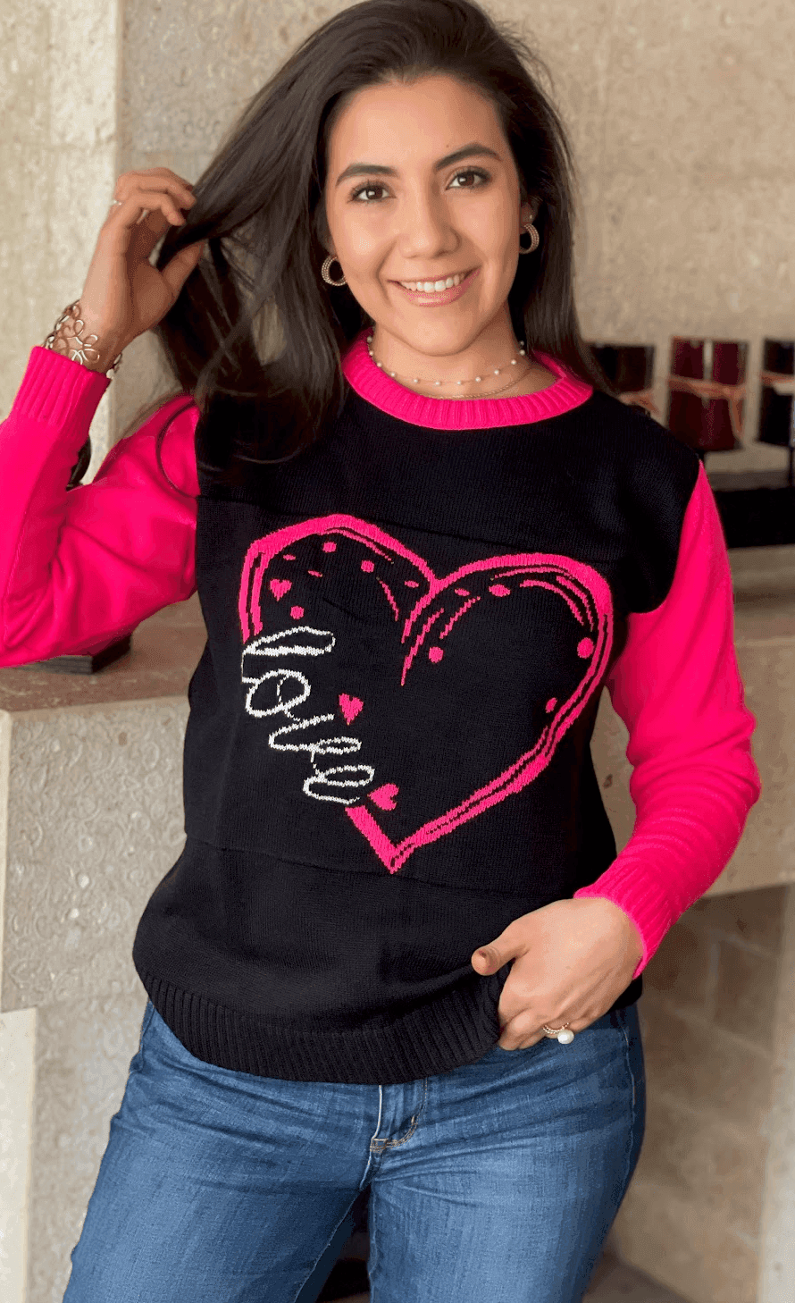 Sueter love/corazon - Imagen 1