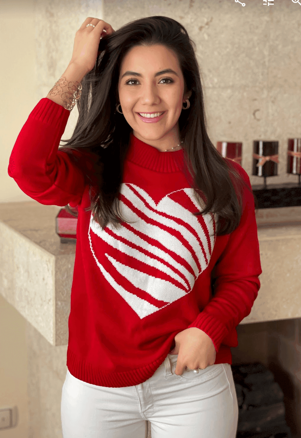 Sueter corazon zebra 3