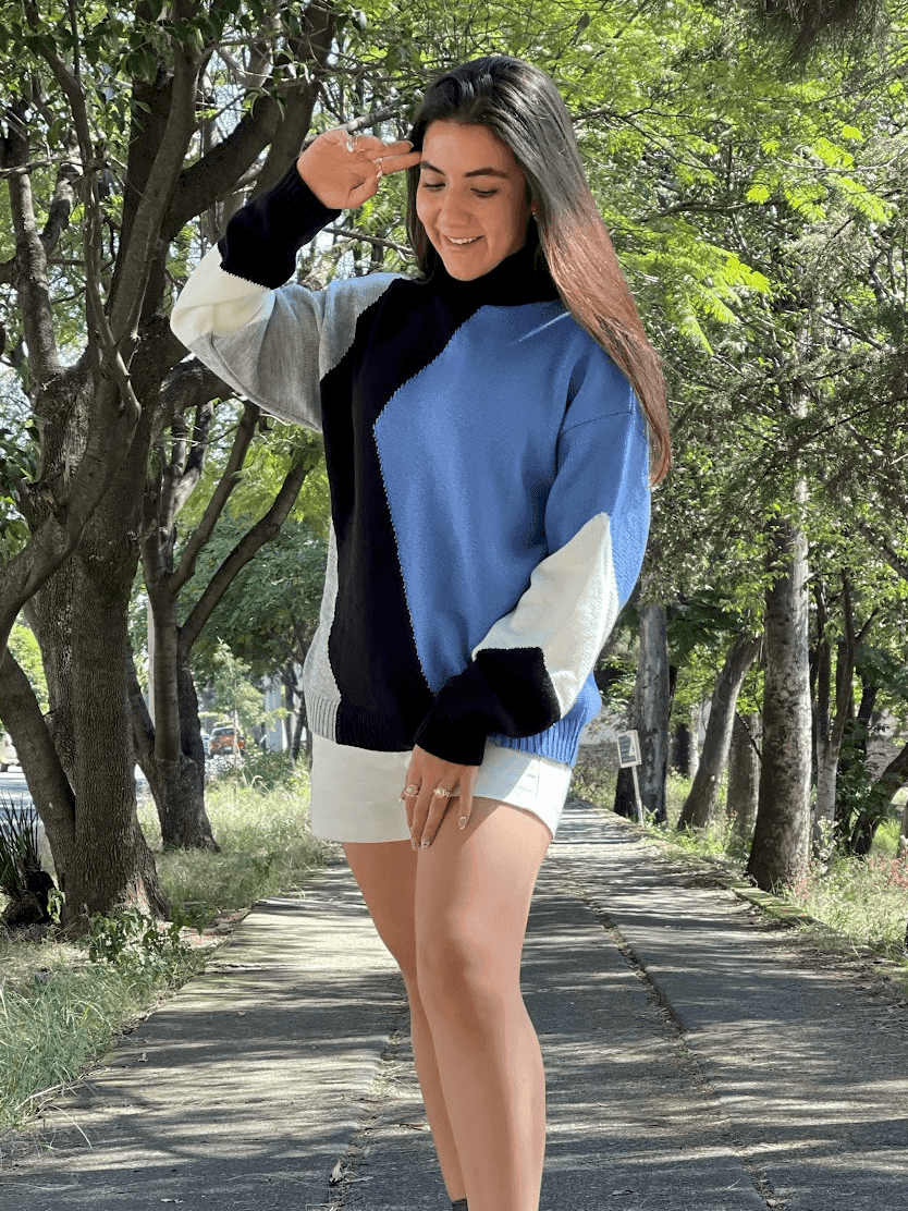 Sueter 3 colores c/a - Imagen 1