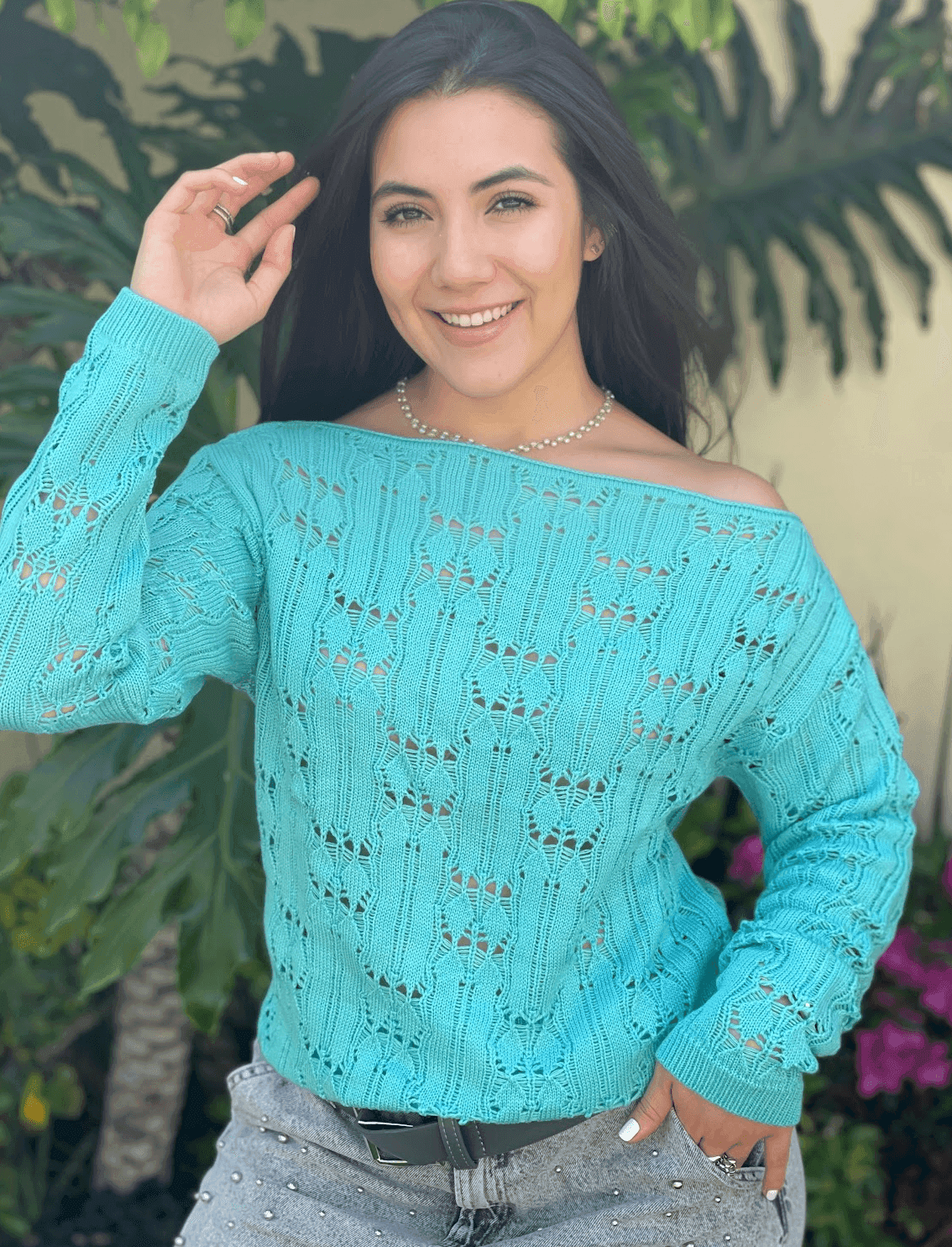 Sueter ojal calado 3 3