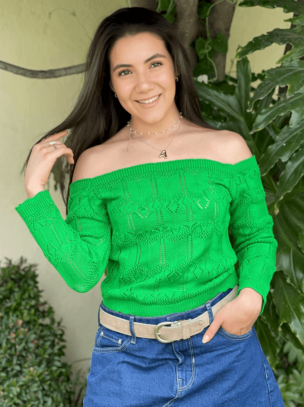 Sueter ojal bajo corto 3