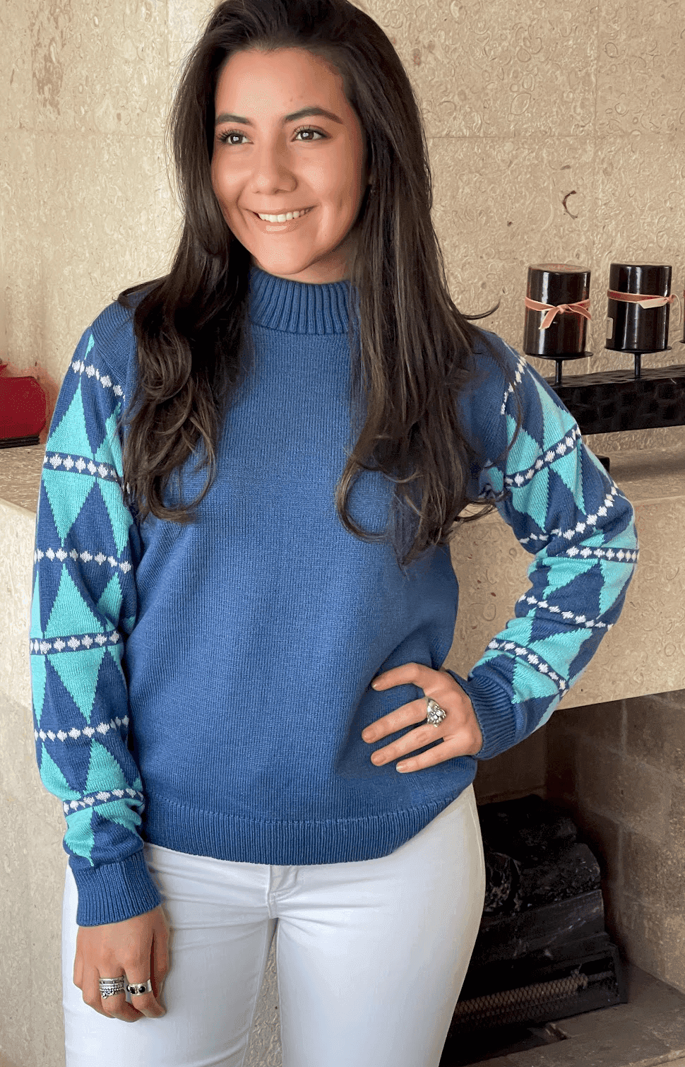 Sueter rombo en manga 2