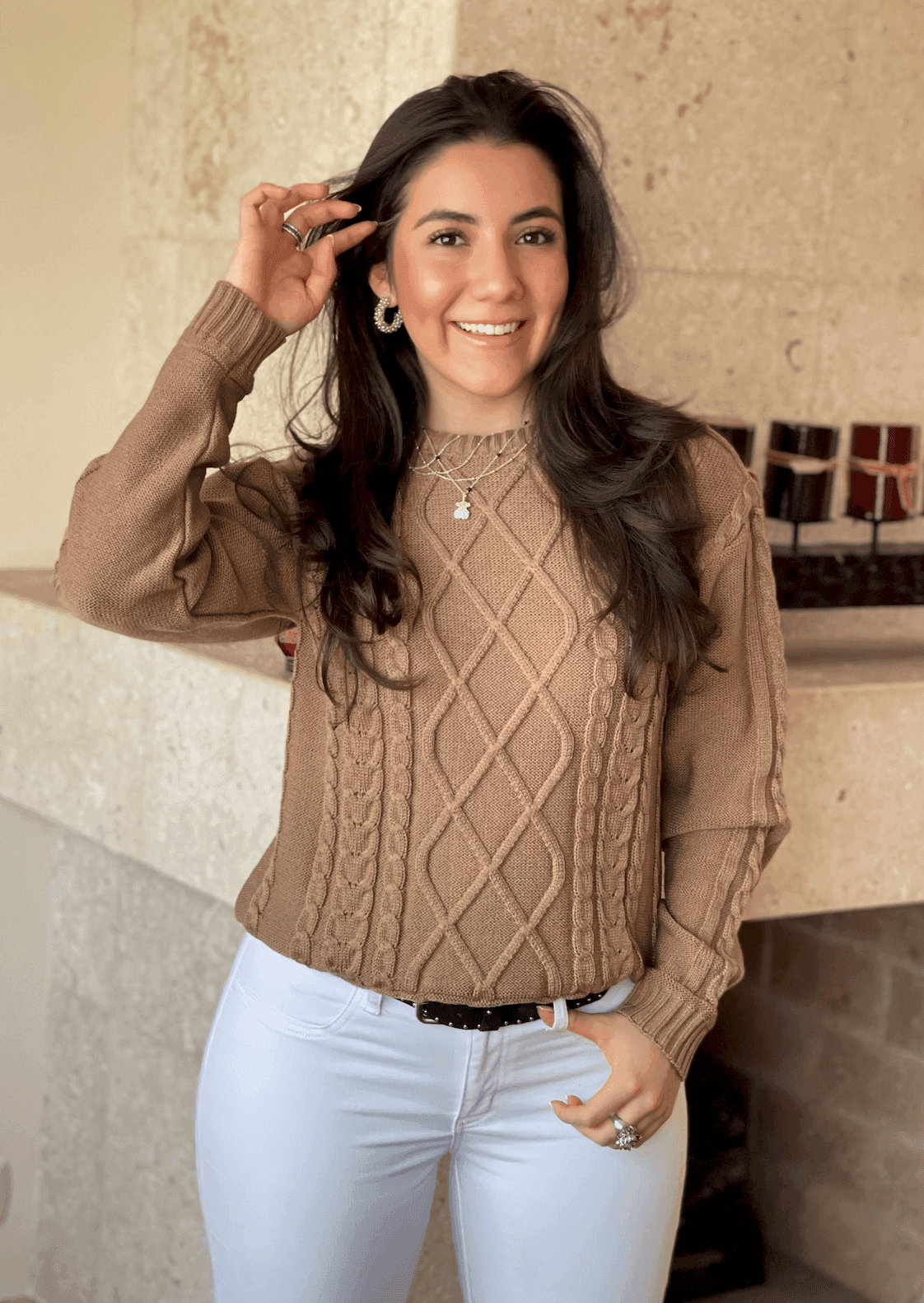 Sueter aranes cuello redondo 2