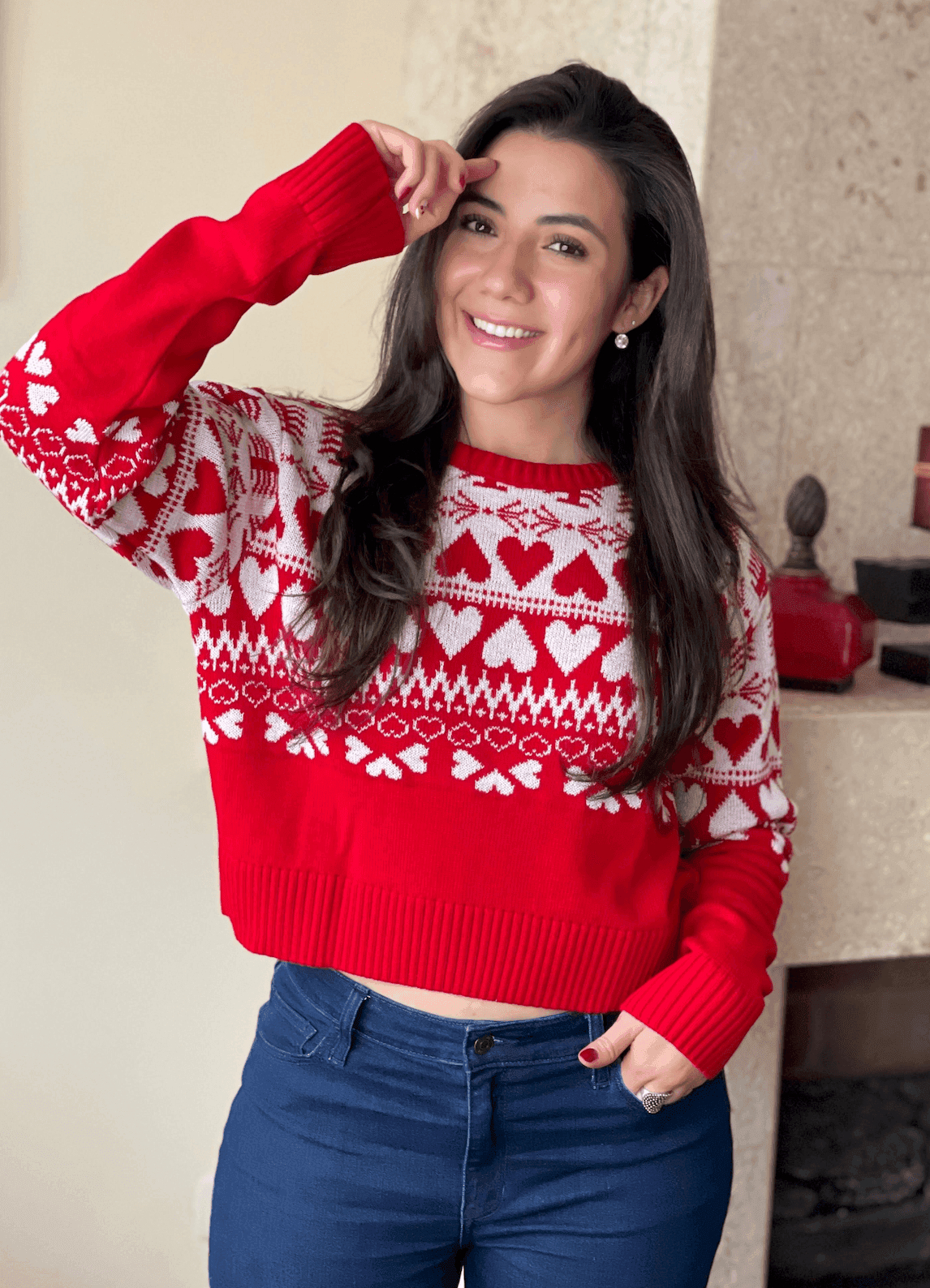 Sueter corazones corto 5