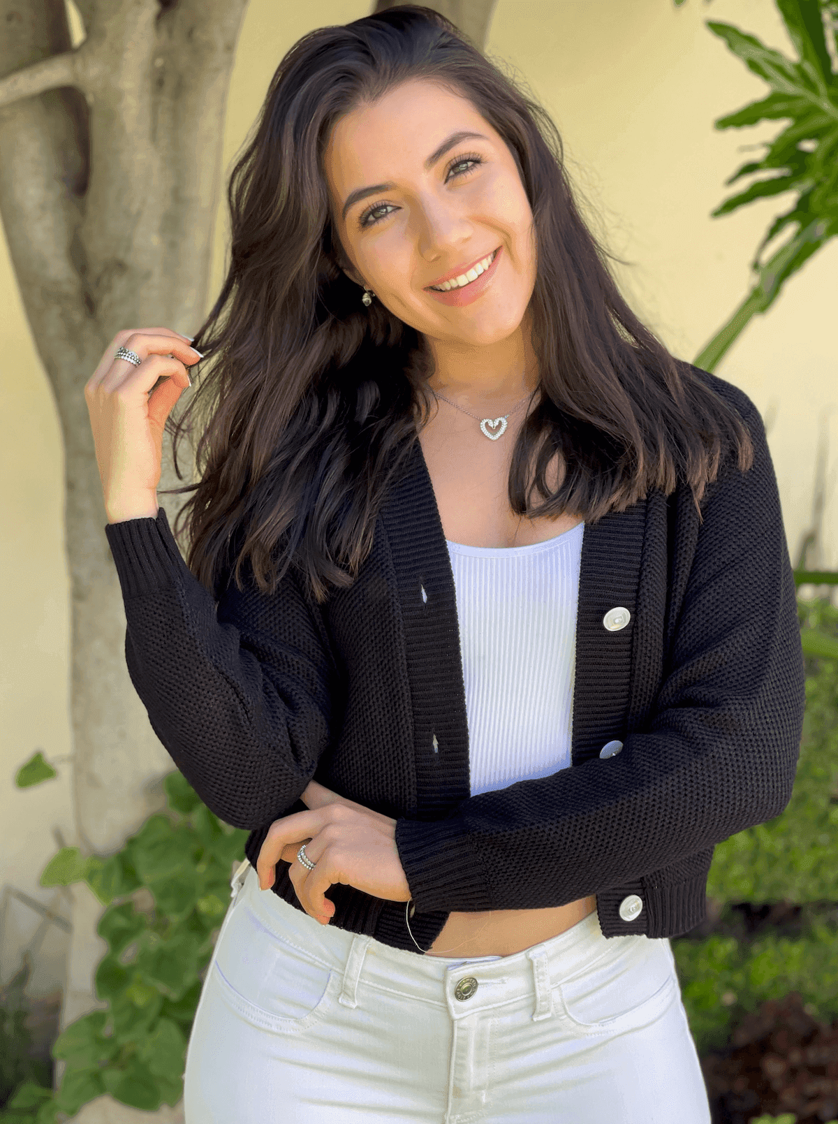 Sueter corto panal con botones 8