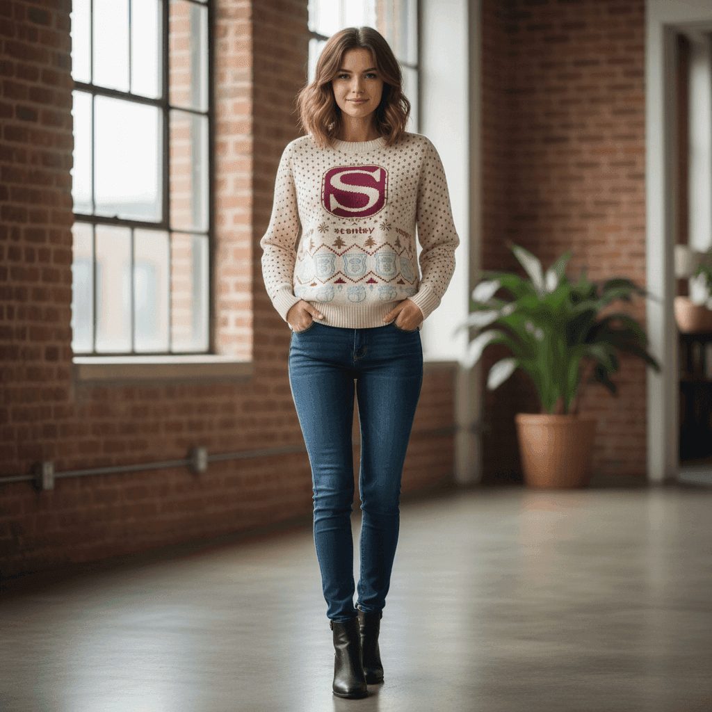 Sueter  Dama Viri navideño - Imagen 1