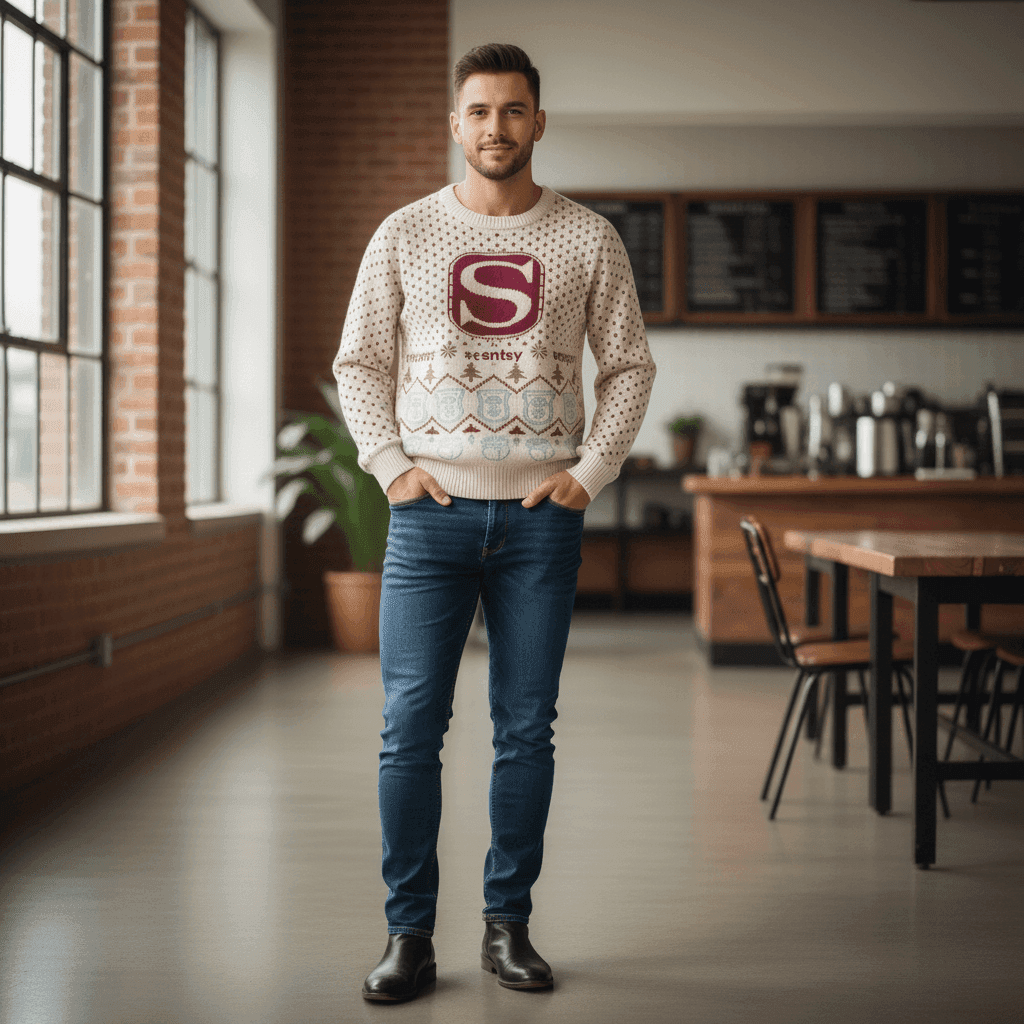 Sueter  Caballero Viri navideño - Imagen 1